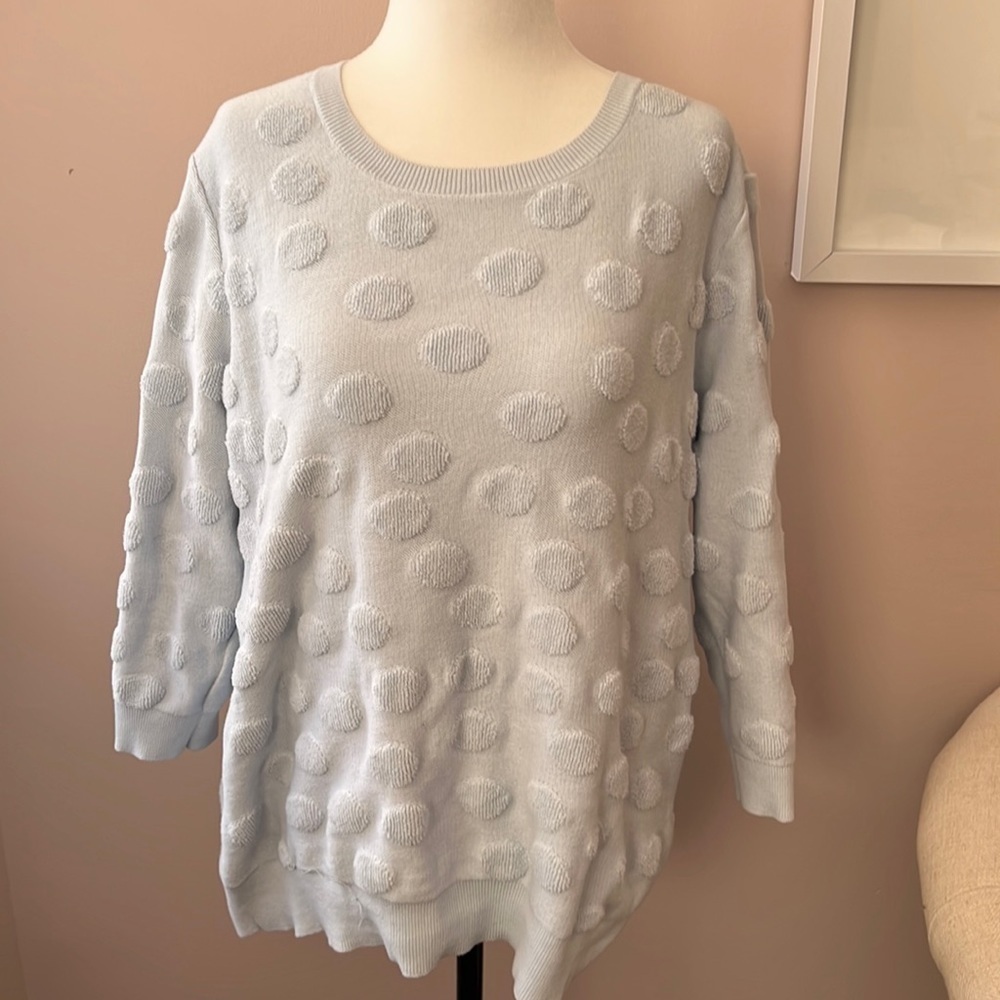 Lord & Taylor l Blue Sweater